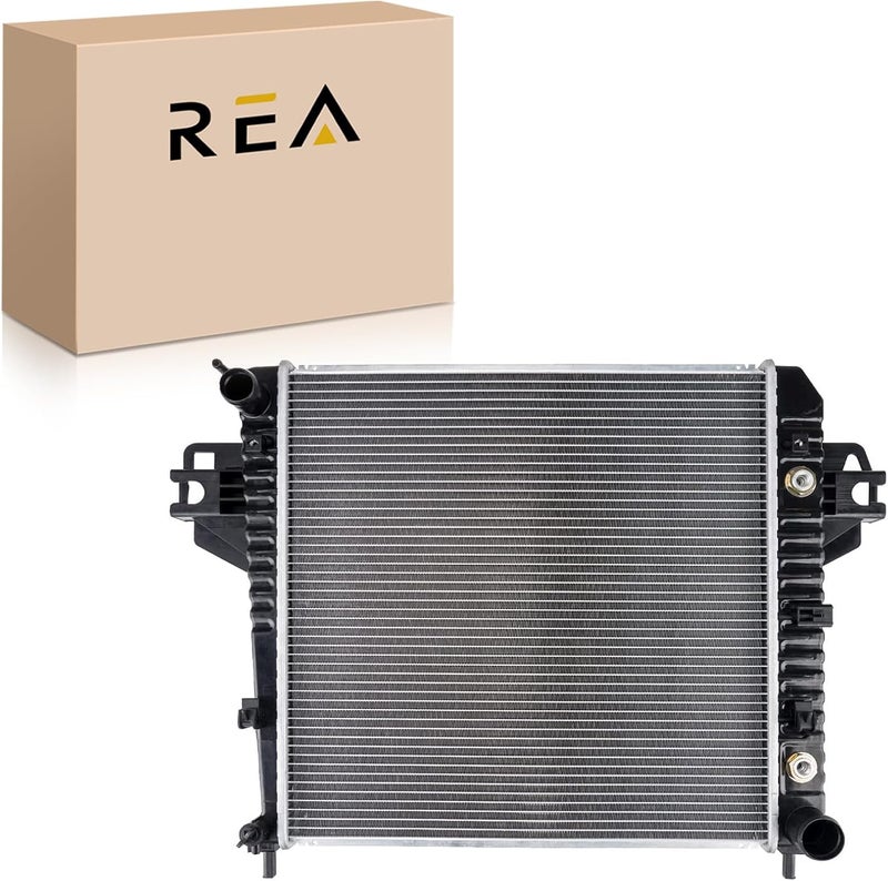 Readair Radiator for Jeep Liberty 3.7L 2002 2003 2004 2005 2006, Engine Coolant Radiator with Oil Cooler, Automatic Transmission, Replace# 52080120AB, CU2481, 2481 - Image 1
